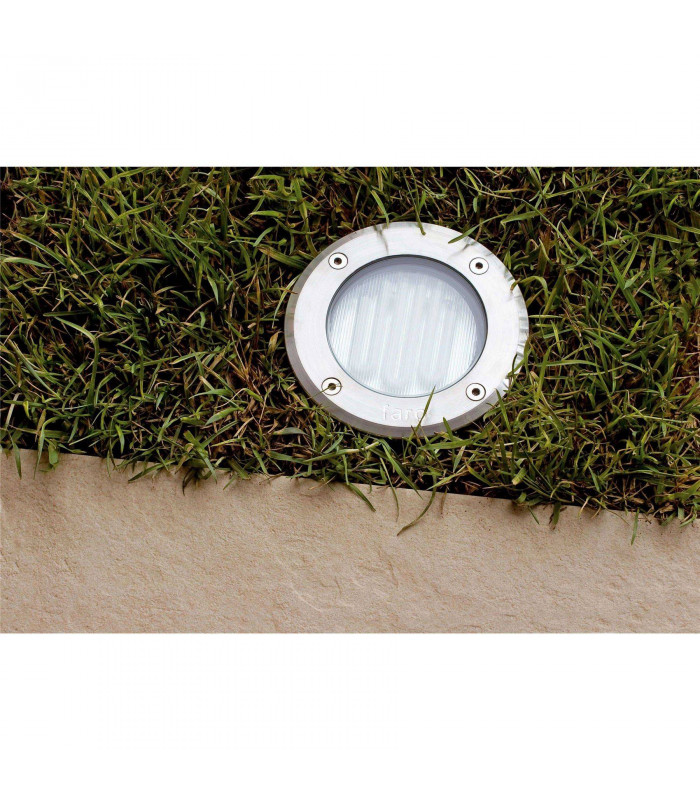1 Light Outdoor Recessed Spotlight Matt Nickel IP67