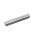 LED Recessed Outdoor Short Ground Light Matt Nickel IP67
