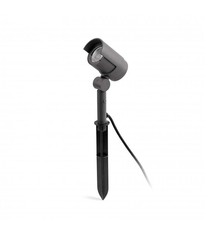 LED Outdoor Short Spike Light Dark Grey IP65