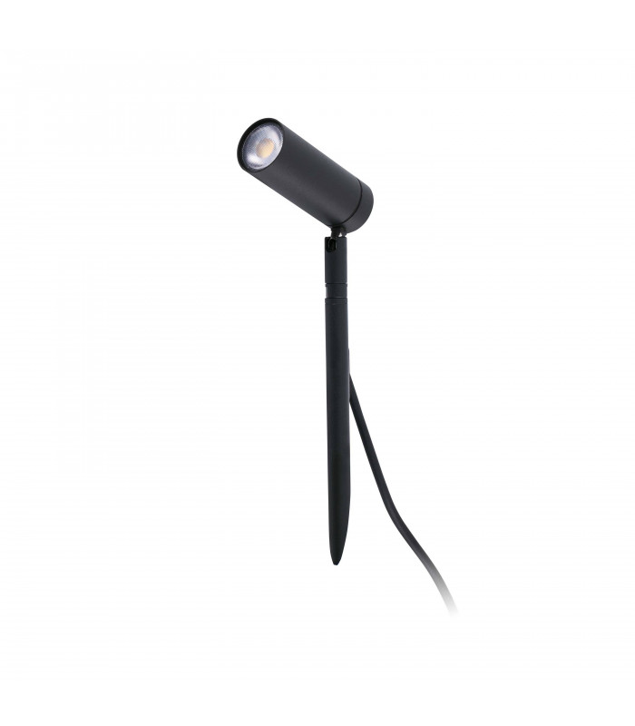 LED Outdoor Short Spike Light Black IP44