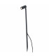 LED Outdoor Tall Spike Light Black IP44