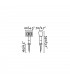Outdoor Plug On Spike Black IP44
