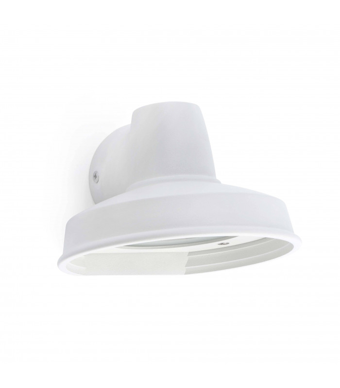 1 Light Outdoor Wall Light White IP44, GU10