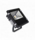 LED 1 Light Large Outdoor Spotlight Black IP65