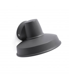 1 Light Outdoor Wall Light Dark Grey IP44, GU10