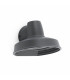 1 Light Outdoor Wall Light Dark Grey IP44, GU10