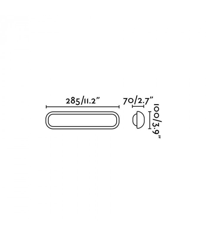 LED Outdoor Wall Light White IP65