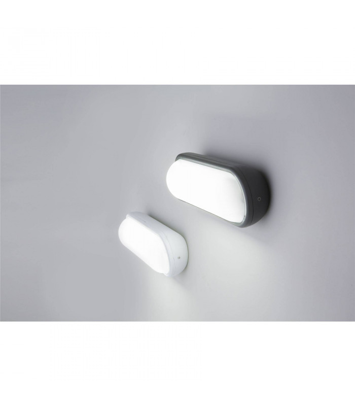 LED Outdoor Wall Light White, Dark Grey IP65