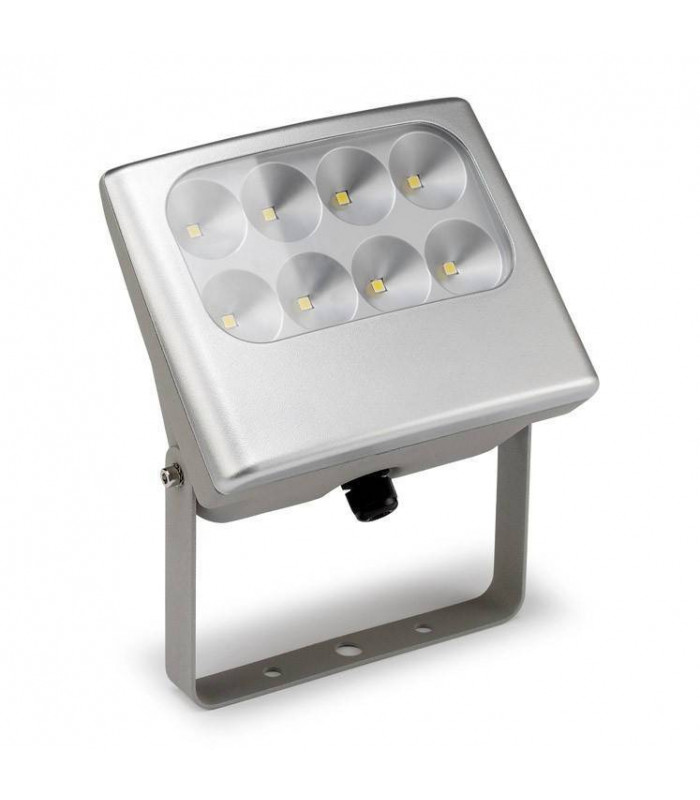 LED 8 Light Outdoor Spotlight Grey IP64