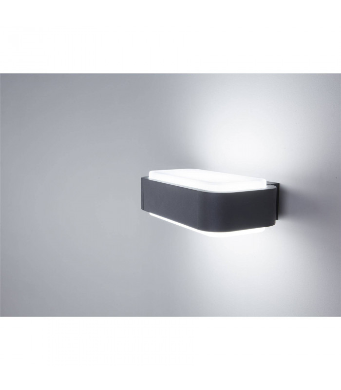 LED Outdoor Wall Light White, Dark Grey IP65