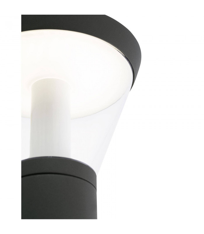LED Outdoor Wall Light Dark Grey IP44