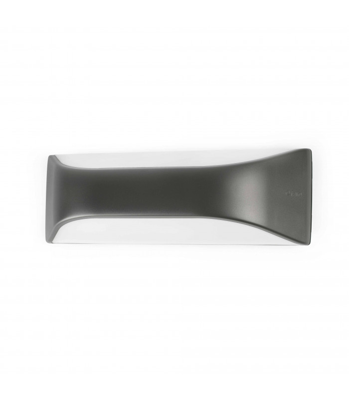 1 Light Outdoor Wall Light White, Dark Grey IP54, E27