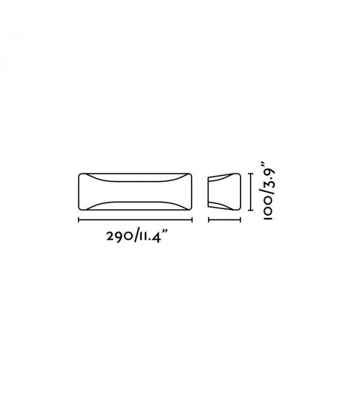 1 Light Outdoor Wall Light White, Dark Grey IP54, E27