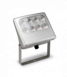LED 8 Light Outdoor Spotlight Grey IP64