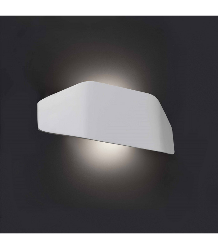 1 Light Outdoor Wall Light White IP44, E27
