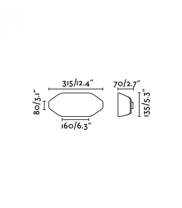 1 Light Outdoor Wall Light Dark Grey IP44, E27