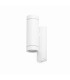 2 Light Outdoor Wall Light White IP44, GU10