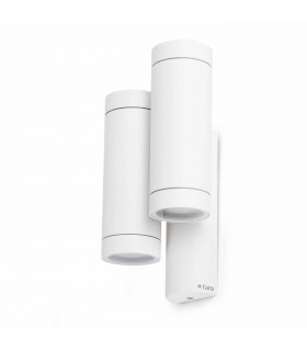 4 Light Outdoor Wall Light White IP44, GU10