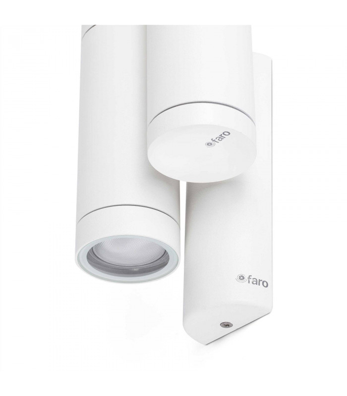 4 Light Outdoor Wall Light White IP44, GU10
