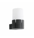 LED Outdoor Wall Light White, Dark Grey IP44, E27