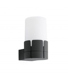 LED Outdoor Wall Light White, Dark Grey IP44, E27