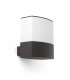 1 Light Outdoor Wall Light White, Dark Grey IP44, E27