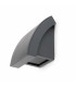1 Light Outdoor Wall Light Dark Grey IP44, GU10