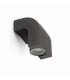 1 Light Outdoor Wall Light Dark Grey IP44, GU10