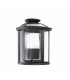 1 Light Outdoor Wall Lantern Black IP44, E27