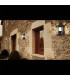 1 Light Outdoor Wall Lantern Black IP44, E27