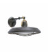 LED Indoor / Outdoor Dome Wall Light Antique Brown IP44