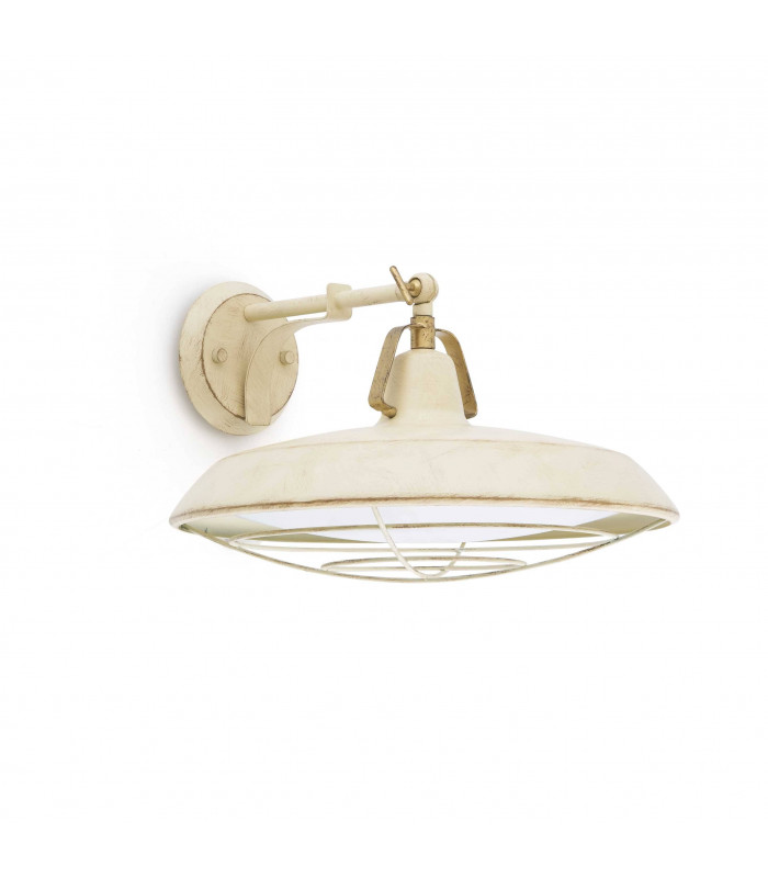 LED Indoor / Outdoor Dome Wall Light Cream IP44