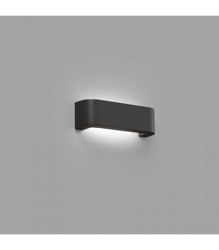LED Outdoor Wall Light Dark Grey IP44