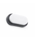 LED Outdoor Wall Light White, Dark Grey IP65