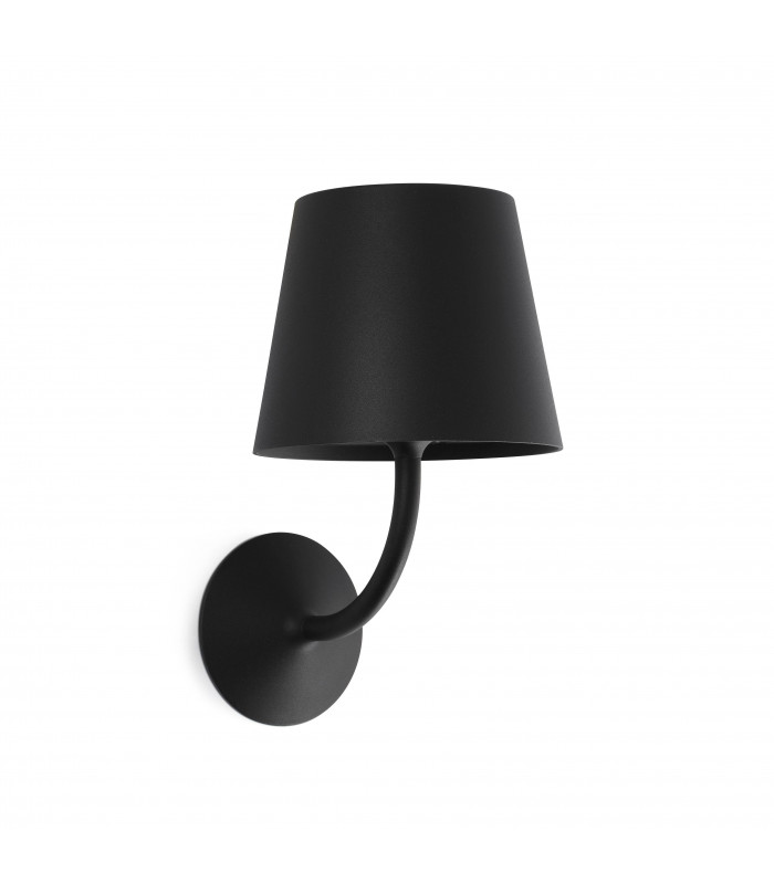 LED Outdoor Wall Light Black IP65