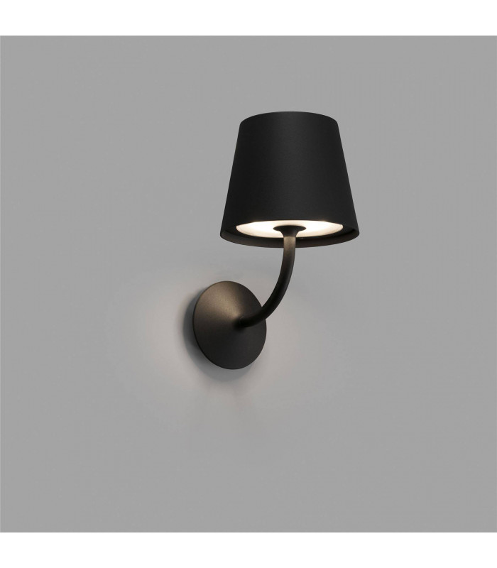 LED Outdoor Wall Light Black IP65