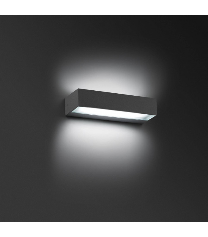 LED Outdoor Wall Light Dark Grey IP65