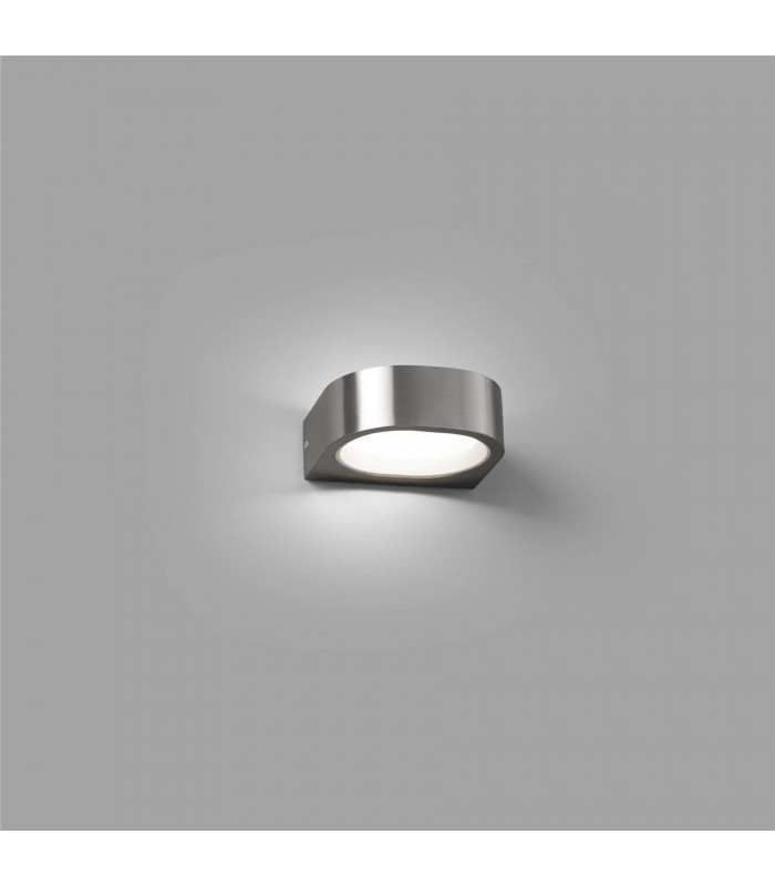 LED Outdoor Wall Light Matt Nickel IP44