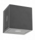 LED 4 Light Outdoor Wall Light Urban grey IP65