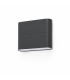 LED Outdoor Small Up Down Wall Light Dark Grey IP54