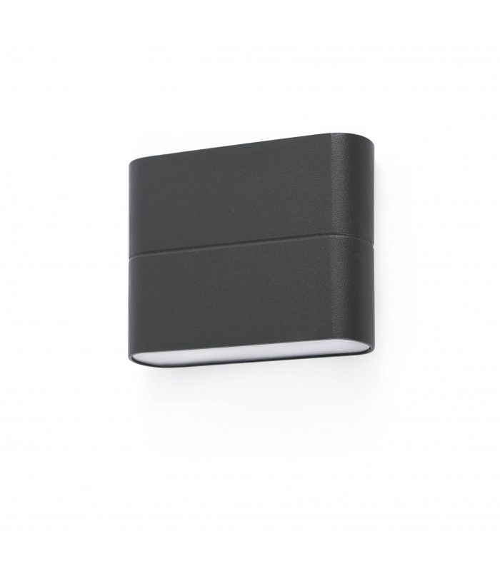 LED Outdoor Small Up Down Wall Light Dark Grey IP54