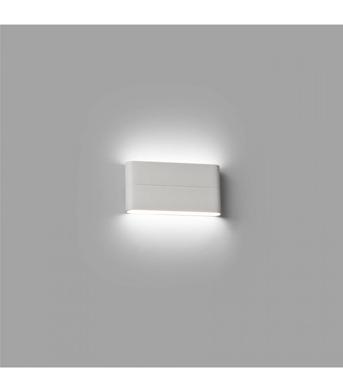 LED Outdoor Large Up Down Wall Light White IP54