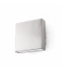 LED Outdoor Small Up Down Wall Light Matt Nickel IP44