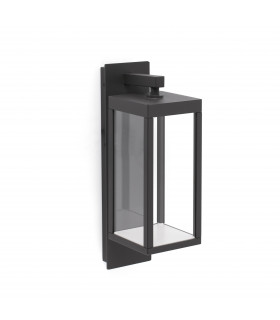 LED Outdoor Wall Lantern Dark Grey IP54