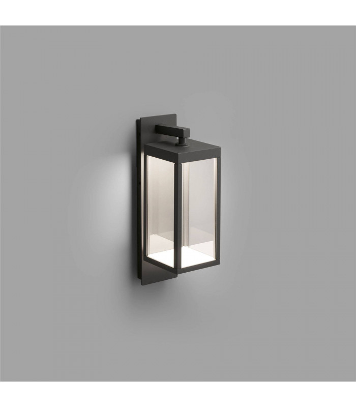 LED Outdoor Wall Lantern Dark Grey IP54