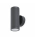 LED Outdoor Up Down Wall Light Dark Grey IP65