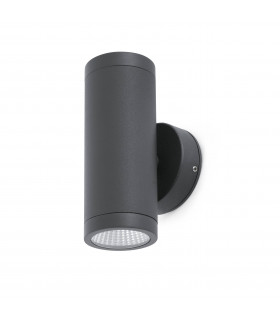 LED Outdoor Up Down Wall Light Dark Grey IP65