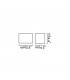 LED Outdoor Wall Light White IP54