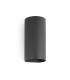 LED Outdoor Up Down Wall Light Dark Grey IP54