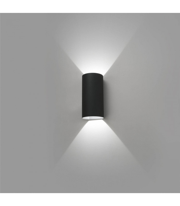 LED Outdoor Up Down Wall Light Dark Grey IP54